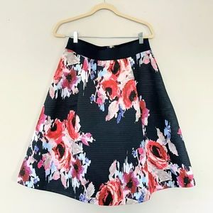 NWT Kate Spade Floral Hazy Skirt. Size 10.